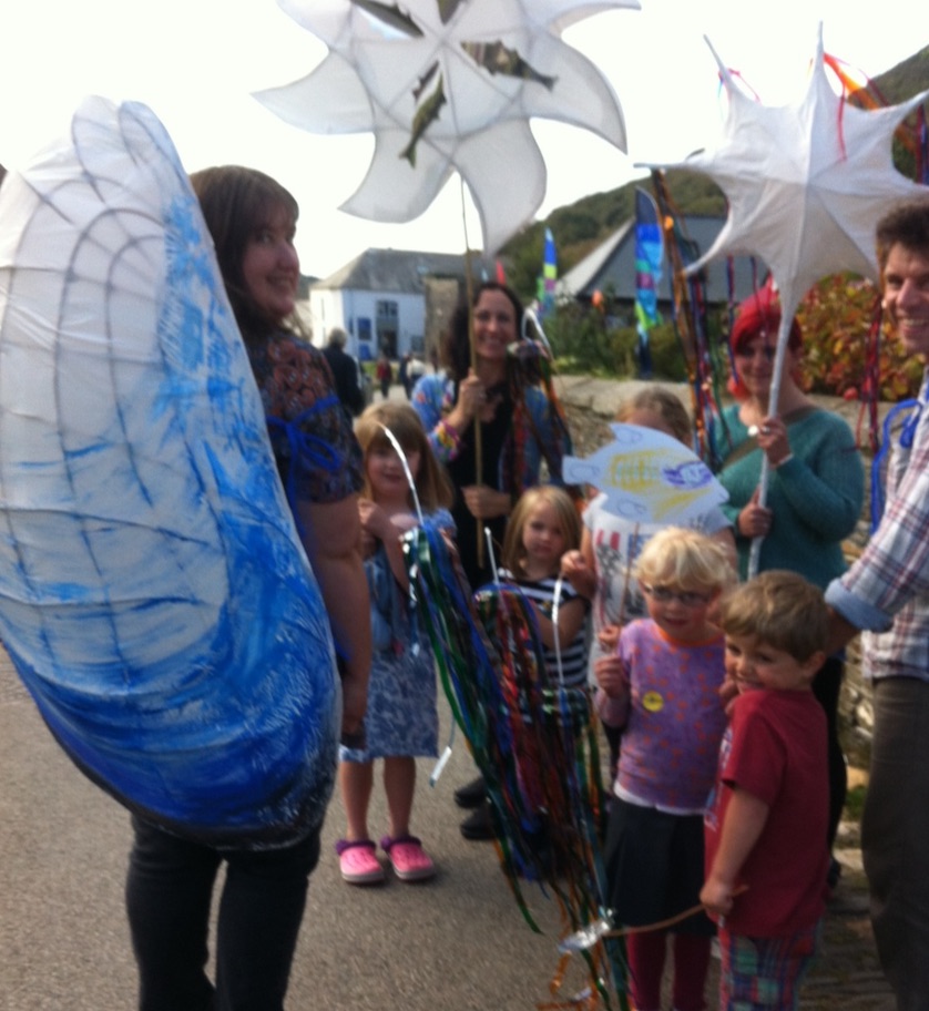 Image: Boscastle Festival procession 2015: Laura Frances Martin Image: Boscastle Festival procession 2015: Laura Frances Martin