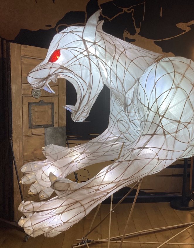 The Hoss's Lament: lantern and character for Kneehigh. Laura Frances Martin 2021. Photo: Steve Tanner The Hoss's Lament: lantern and character for Kneehigh. Laura Frances Martin 2021. Photo: Steve Tanner